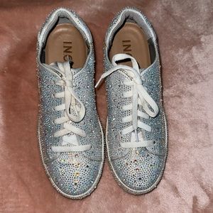 I.N.C Women's Lola Sneakers Silver. Size 7
